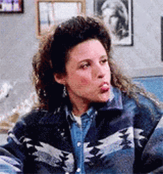 Seinfield Popping Bubble Gum GIF