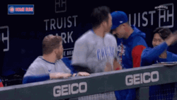 Seiya Suzuki Chicago Cubs Jump Of Joy GIF