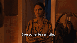 Selena Gome Everyone Lies A Little GIF