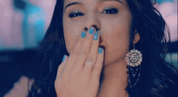 Selena Gomez Blowing Kiss GIF
