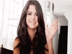 Selena Gomez Waving Hi
