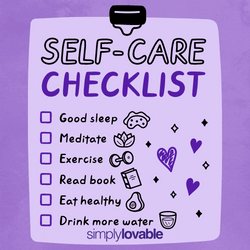 Self Care Checklist GIF