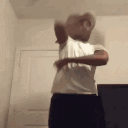Self Inflicted Knockout Queer Pose Fail GIF