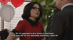 Selina Meyer Veep Defending Herself GIF