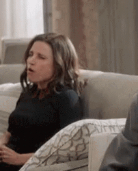 Selina Meyer Veep Funny Face GIF