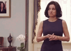 Selina Meyer Veep Head Tilting GIF