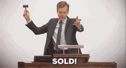 Sell Sell Sell Auction Gavel Sold GIF
