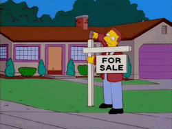 Sell Sell Sell The Simpsons For Sale Sign  GIF