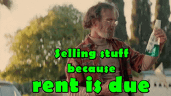 Selling Stuff Because Rent Is Due GIF
