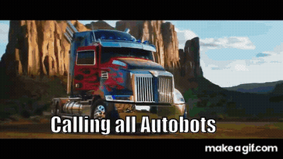 Semi Truck Calling All Autobots GIF