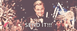 Send It Leonardo DiCaprio GIF