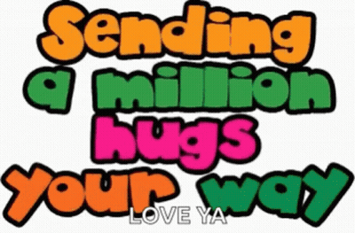 Sending A Million Hugs Your Way Love Ya GIF