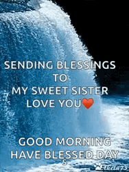 Sending Blessing To My Sister On Sister Day GIF