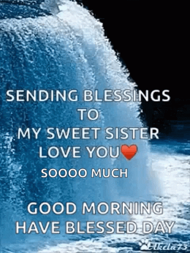Sending Blessings To My Sister GIF