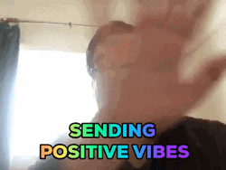 Sending Good Vibes Extra Sensory GIF
