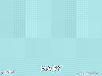 Sending Healing Hugs Mary Is Written On A Blue Background GIF