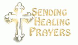 Sending Healing Prayers Cross GIF