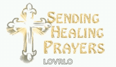 Sending Healing Prayers Cross GIF