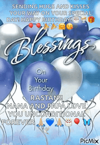 Sending Hugs And Kisses Your Way On Your Special Day ! GIF
