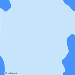 Sending Hugs Blue Themed Greeting GIF