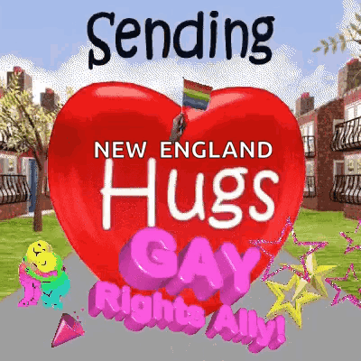 Sending New England Hugs Poster GIF