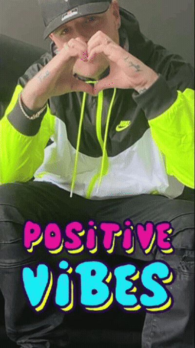 Sending Positive Energy Poster GIF