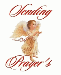 Sending Prayers Cute Little Angel GIF