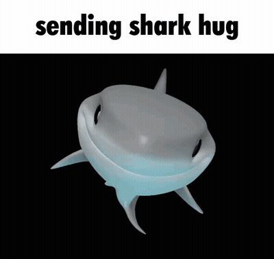 Sending Shark Hug GIF