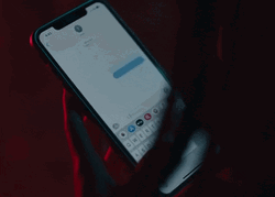 Sending Text Message Through Iphone Imessage  GIF