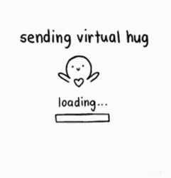 Sending Virtual Comfort Hugs GIF