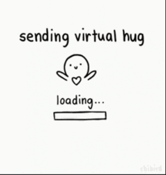 Sending Virtual Hug For Empathy GIF