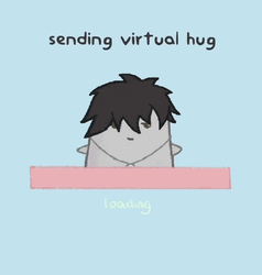 Sending Virtual Hug Hairy Boy Hug Sent GIF