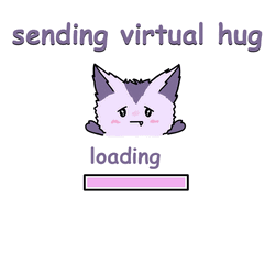 Sending Virtual Hug Little Foxy Loading GIF