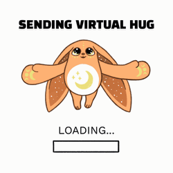 Sending Virtual Hug Mylo Moon Pals GIF