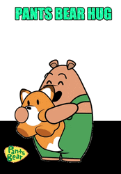 Sending Virtual Hug Pants Bear GIF