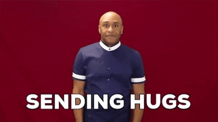 Sending Virtual Hug Robert Blackmon GIF