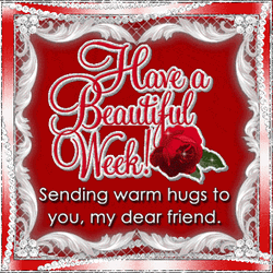 Sending Warm Hugs Monday Blessings GIF