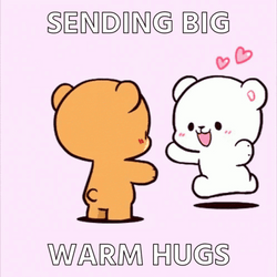 Sending Warm Morning Hugs GIF