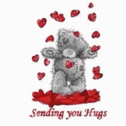Sending You Hugs Valentine's Day GIF