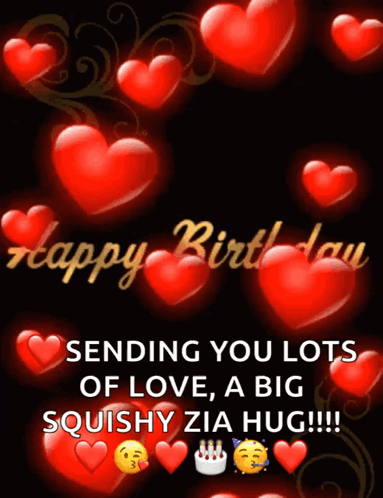 Sending You Lots Of Love A Big Squishy Zi A Hug !!! GIF