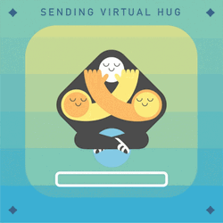 Sending You Virtual Hugs GIF