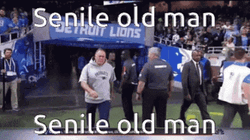 Senile Old Man Stair Lift Fire GIF