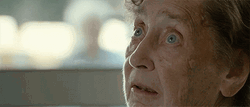 Senile Woman Confused Worried Eyes GIF