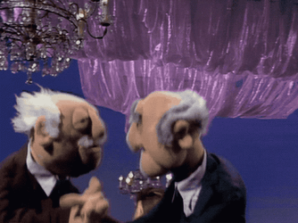 Senior Citizen Dancing Puppet GIF
