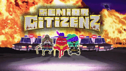 Senior Citizen In The House GIF