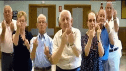 Senior Citizens Being Naughty GIF