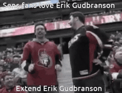 Sens Fans Love Erik Gudbranson Extend Erik Gudbranson GIF