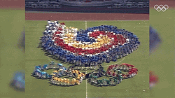 Seoul 1988 Olympic Rings GIF