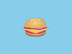 Separating Components Of Burger GIF