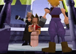 Sephiroth Letting Aerith Go GIF